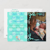 おばあちゃんの自慢の権利発表 案内ポストカード (正面/裏面)