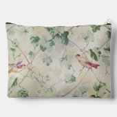 おばあちゃんの色あせた古い壁紙 アクセサリーポーチ (裏面)