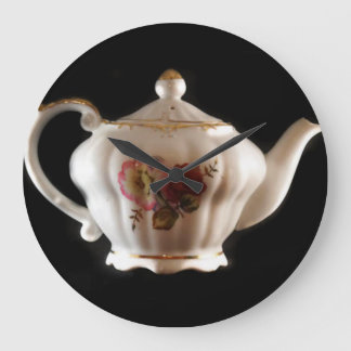 おばあちゃんの茶ポット ラージ壁時計