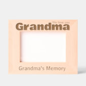 おばあちゃんの記憶 レーザー彫刻フレーム (正面)