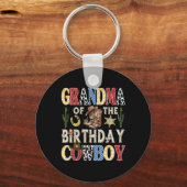 おばあちゃんの誕生日カウボーイロデオウェスタン キーホルダー (正面)