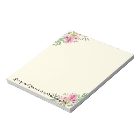 おばあちゃんの贈り物メモ帳あなたのテキストおばあちゃん ノートパッド (回転)