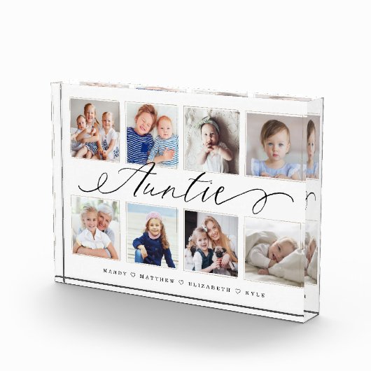 おばあちゃんの贈り物 |孫の写真コラージュ フォトブロック (右)