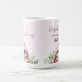 おばあちゃんの赤ちゃん女の子に昇進した妊娠の暴露 コーヒーマグカップ (中央)