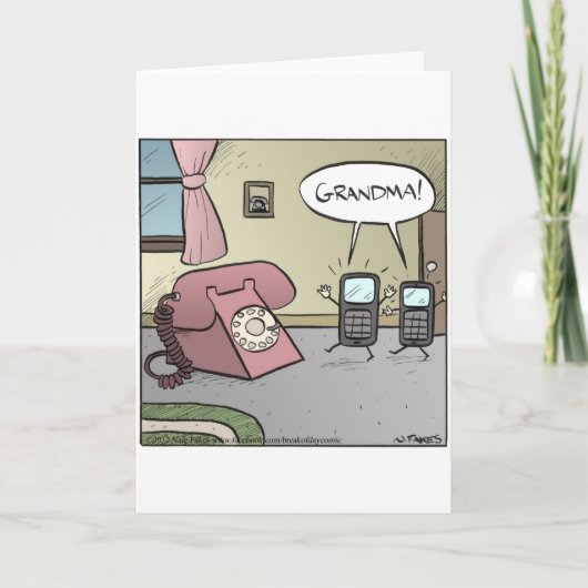 おばあちゃんの電話 カード (正面)