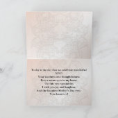 おばあちゃんの黄金の水仙の母の日のカード カード (内部)