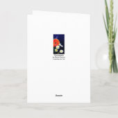 おばあちゃんの80歳の誕生日バラパステル カード (裏面)