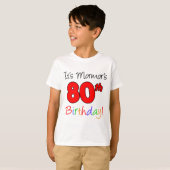 おばあちゃんの80歳の誕生日 Tシャツ (正面フル)