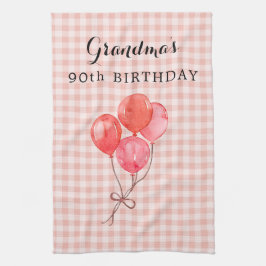 おばあちゃんの90歳の誕生日 キッチンタオル