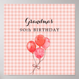 おばあちゃんの90歳の誕生日 ポスター