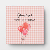 おばあちゃんの90誕生日 フォトプラーク (正面)