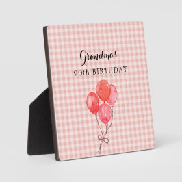 おばあちゃんの90誕生日 フォトプラーク