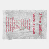 おばあちゃんの&じいちゃんのキッチンタオルでのクリスマス キッチンタオル (横)