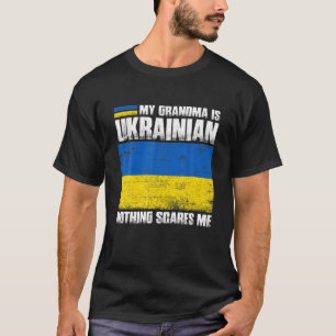 おばあちゃんはウクライナ語でウクライナ語が怖い Tシャツ