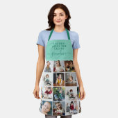 おばあちゃんはシェフのミン最高のト·フォト·コラージュです エプロン (着用した状態)