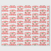 おばあちゃんはトナカイが怖くない ラッピングペーパー (フラット)