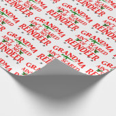 おばあちゃんはトナカイが怖くない ラッピングペーパー (角)