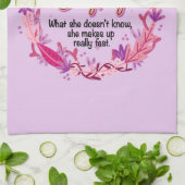 おばあちゃんは何でも知っている キッチンタオル (折り畳み)