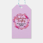 おばあちゃんは何でも知っている ギフトタグ (裏面)