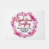 おばあちゃんは何でも知っている ドアマット (正面)