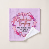 おばあちゃんは何でも知っている バスタオルセット (ウォッシュタオル)