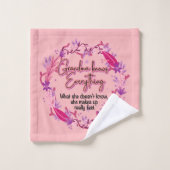 おばあちゃんは何でも知っている バスタオルセット (ウォッシュタオル)