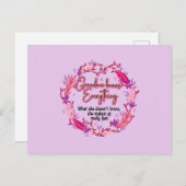 おばあちゃんは何でも知っている ポストカード (正面/裏面)