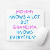 おばあちゃんは何でも知っている |母の日の贈り物 マウスパッド (マウス)