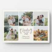 おばあちゃんは写真コラージュを愛して人生を賢くする フォトプラーク (正面)