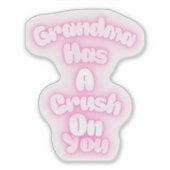 おばあちゃんは好きだ シール (正面)