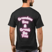 おばあちゃんは好きだ Tシャツ (裏面)