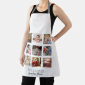 おばあちゃんは孫のフォトコラージュを愛してる エプロン (インサイチュ)