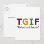 おばあちゃんは最高！ ポストカード (正面/裏面)