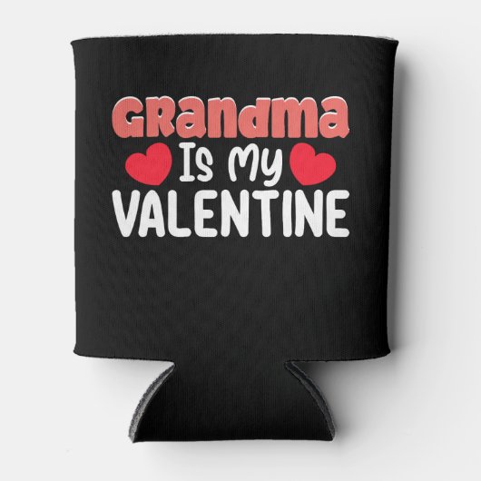 おばあちゃんは私のバレンタインデー家族の息子の娘 缶クーラー (正面)