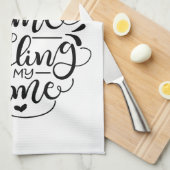 おばあちゃんは私の名前で、おばあちゃんは私のゲームだ キッチンタオル (四つ折り)