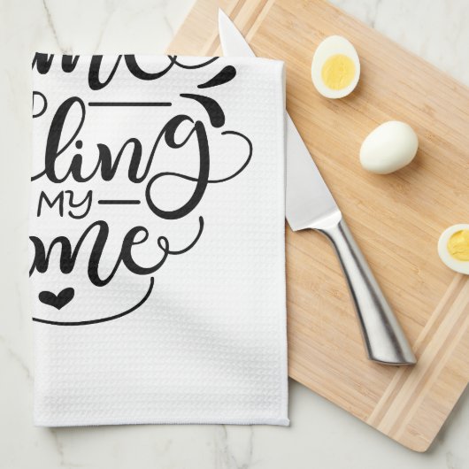 おばあちゃんは私の名前で、おばあちゃんは私のゲームだ キッチンタオル (四つ折り)