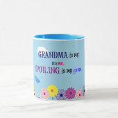 おばあちゃんは私の名前。台無しは私のゲームだ。 マグカップ (中央)