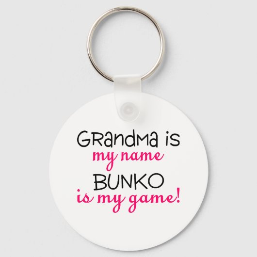 おばあちゃんは私の名前Bumoは私のゲーム キーホルダー (正面)