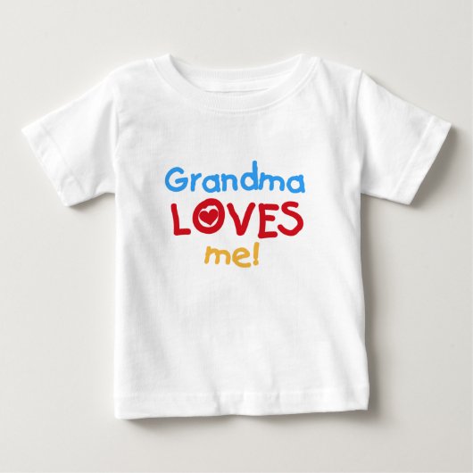 おばあちゃんは私を愛してる ベビーTシャツ (正面)