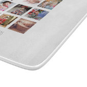 おばあちゃんは自分の家族の木の写真コラージギフトが大好き カッティングボード (角)