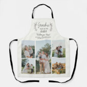 おばあちゃんは食べ物の味が可愛い写真コラージュを作る エプロン