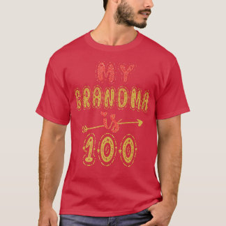 おばあちゃんは100歳おばあちゃん100誕生日 Tシャツ