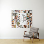 おばあちゃんへのギフト 多写真 美しい花柄 タペストリー (インサイチュ(横))