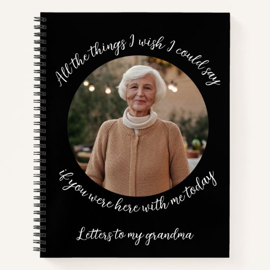 おばあちゃんへの手紙：Rememberance Journal ノートブック (正面)