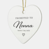 おばあちゃんへの母の日プレゼント妊娠発表ギフト セラミックオーナメント (左)