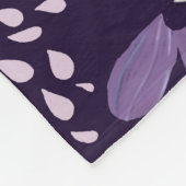 おばあちゃんへの花好きのお土産 フリースブランケット (角)