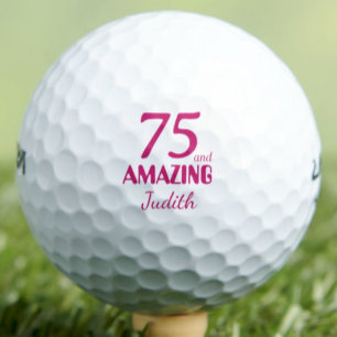 おばあちゃんへの75歳の誕生日プレゼントにピンクのAmazing Chic ゴルフボール