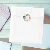 おばあちゃんへモダンの写真最高のコラージュ ラウンドシール