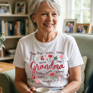 おばあちゃんへ　孫たちからの母の日のプレゼント Tシャツ