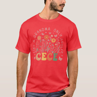 おばあちゃんみたいだけどよりクールなセセ ワイルドフラワーマザーズ Tシャツ